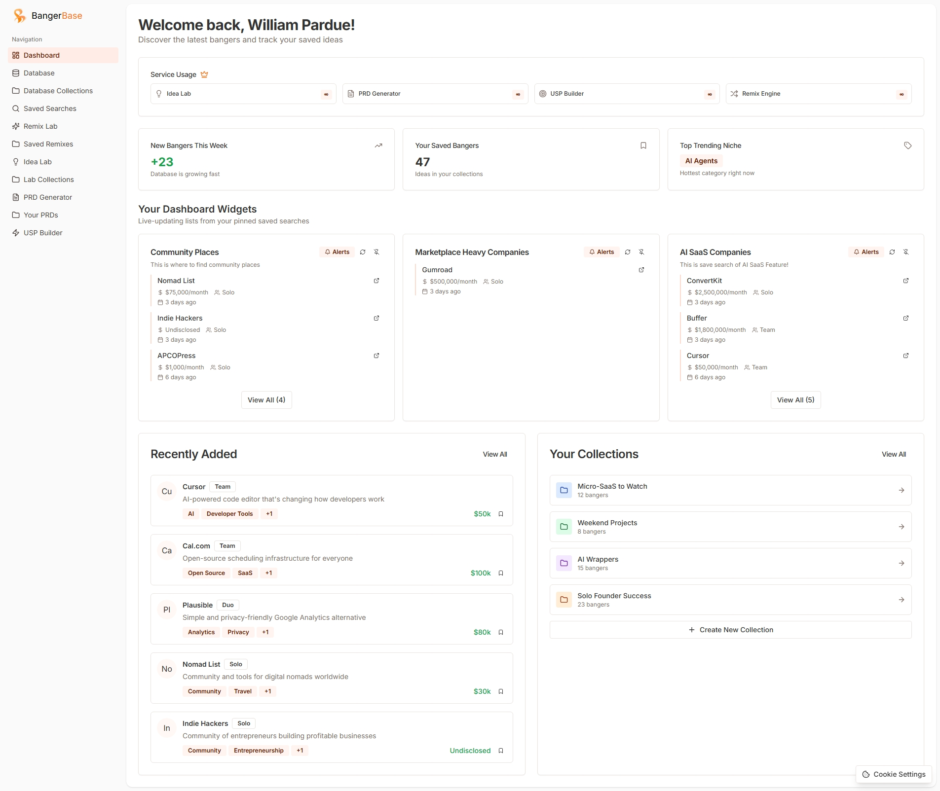 Dashboard Preview - Analytics Interface